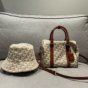 Ralph Lauren Monogram Jacquard Bucket Hat